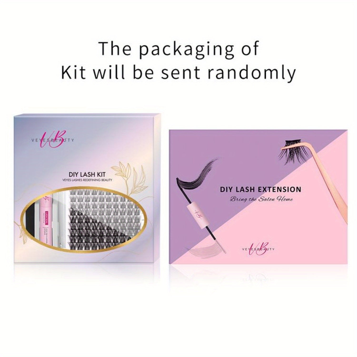 Cluster Lashes Kit Invisible Band Lashes With Bond & Seal Tweezer DIY False Eyelashes Applicator for Lash Newbie Beginners Eyelashes Extensions Eyelash Extensions Eyelash Extension