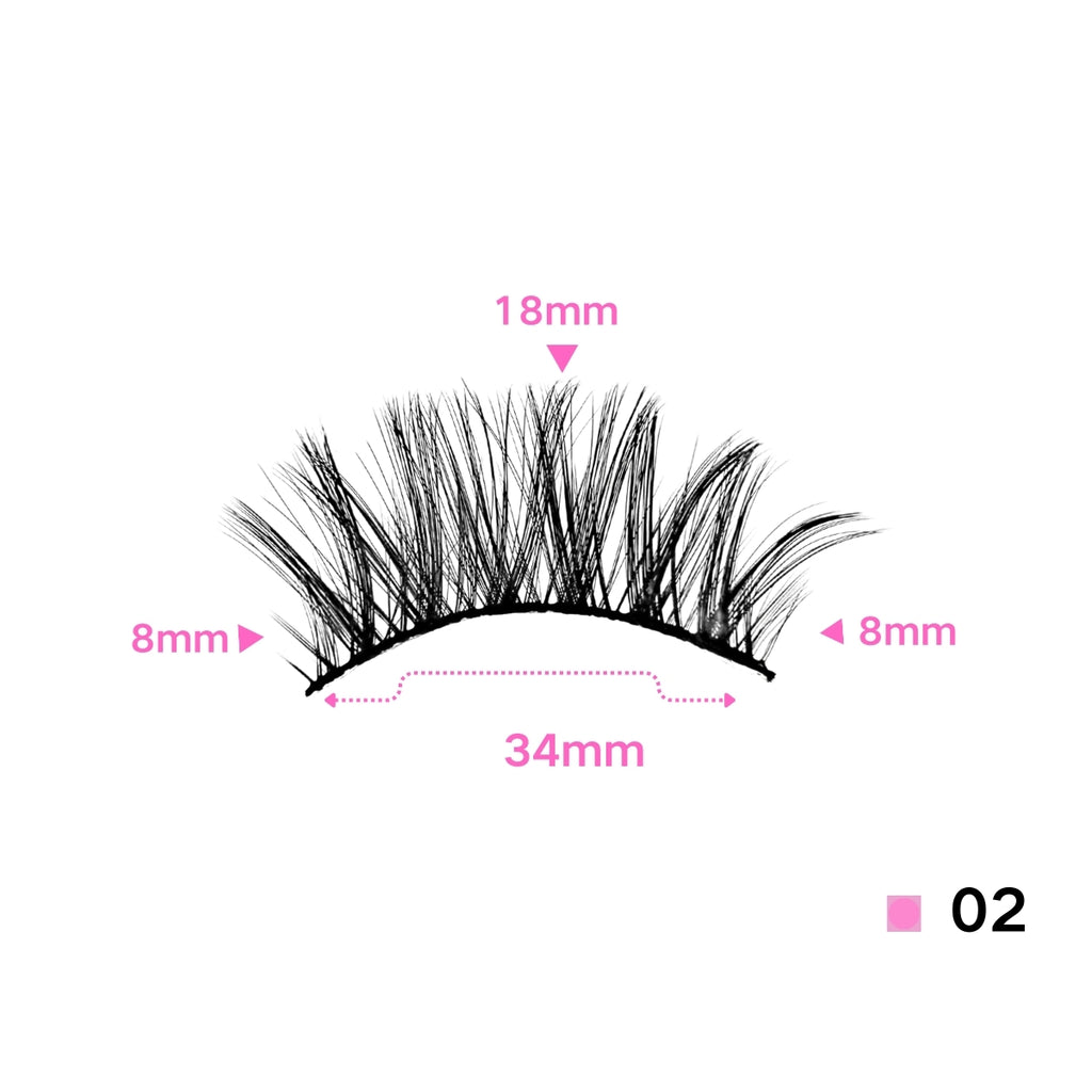 OOKRAVISHI 20 pairs two styles of thick natural false eyelashes Lightweight Makeup