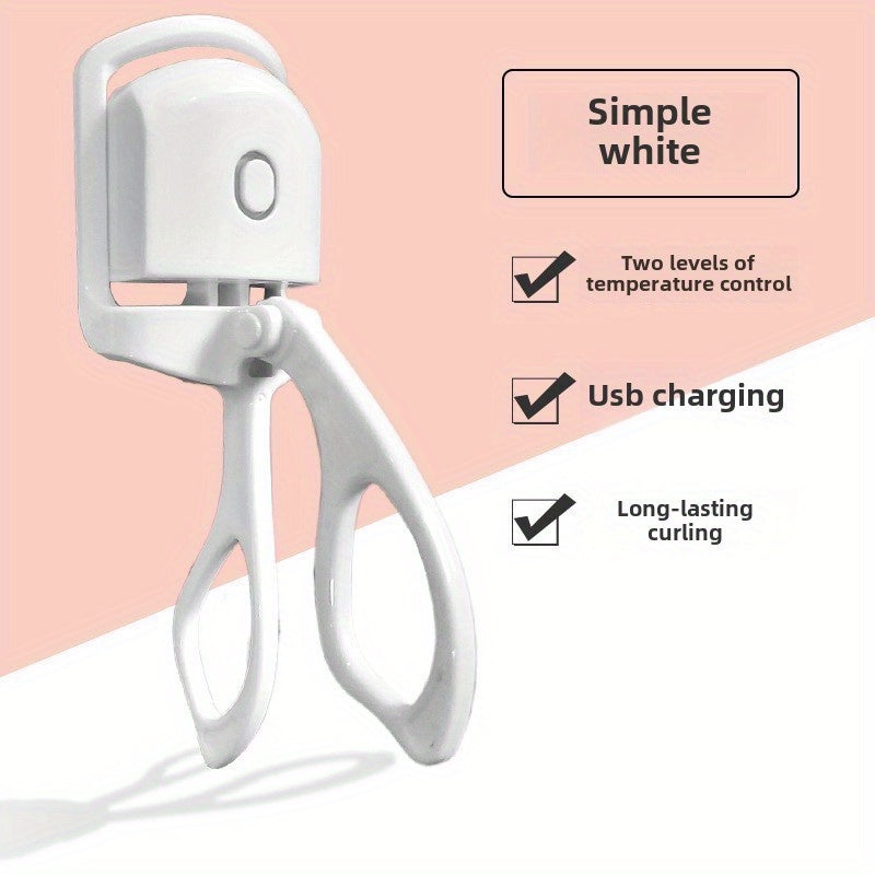 Eyelash Curler, Electric Eyelash Curler, Heated Eyelash Curlers, USB Charging, Fast Heat up, Safe Anti-Burn Lash Curler, Gifts for Women