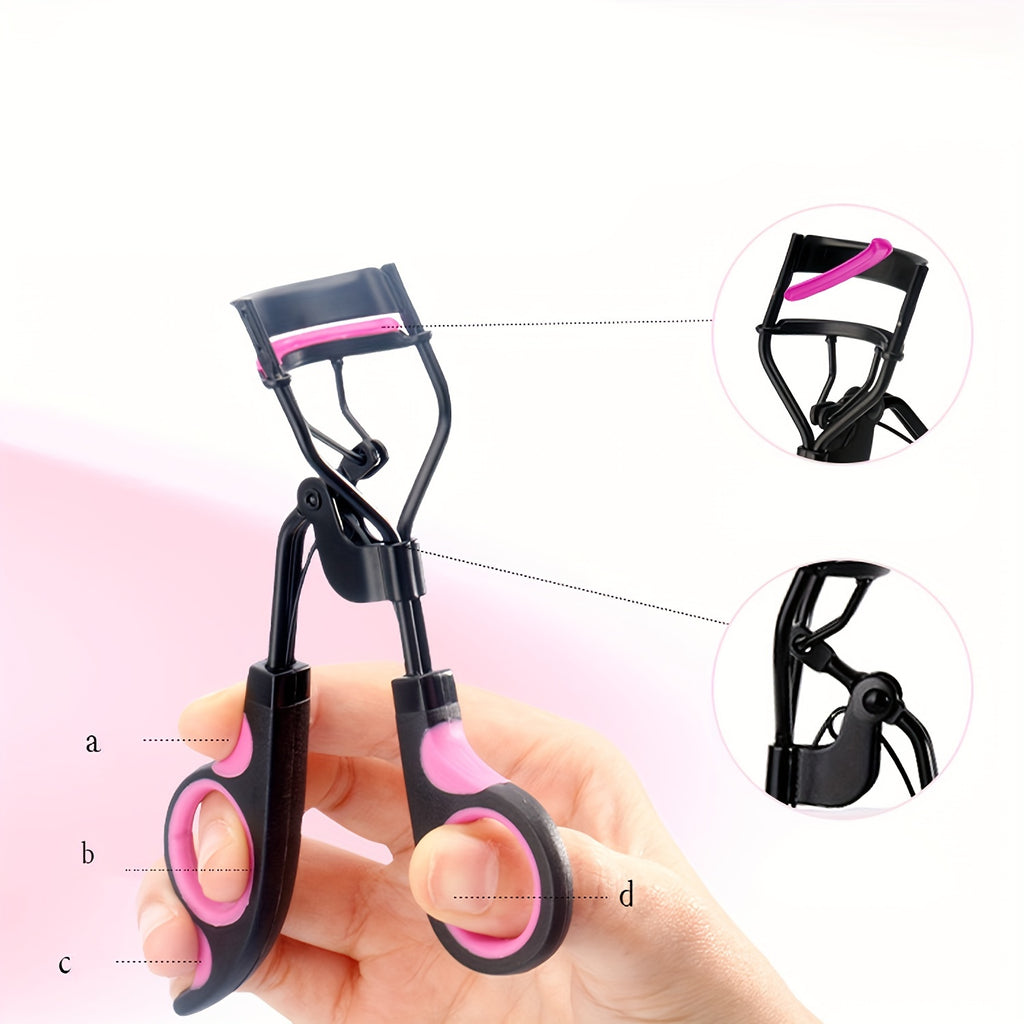 Eyelash Curlers Eyebrow Brush Kit/Eyelash Comb Seperator/Mascara Brushes/Eyebrow Brushes/ 10 Silicone Refills Pads For Lash & Brow For Women Lash Curle
