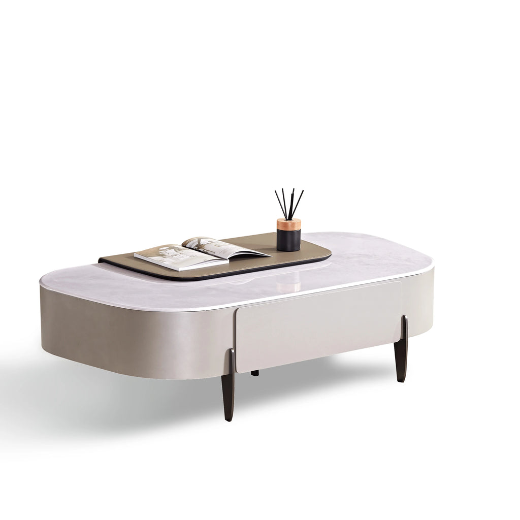 Italian Luxury Modern Minimalist Sideboard Nordic Style Entryway Cabinet in Walnut Wood Home Furniture Cross-Border Wholesale