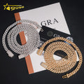 Wholesale Sterling Silver 925  Moissanite Pass Diamond Test Bracelets Hip Hop Men's Jewelry Iced Out Moissanite Cuban Link