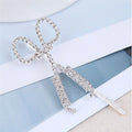 New Trendy Gold Color Letter Hair Clip Sweet Flower Leaf Crystal Alloy Hairgrip Women Girl Hairpins Headwear Hair Accessories