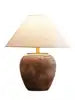 Wabi-sabi Table Lamp Ceramic Display Decoration Japanese-style Living Room Bedroom Hotel Bedside Nostalgic Homestay Lamp
