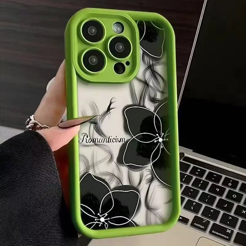 Girl's Luxury Phone  Cases for Iphone 17 air 16 15 Plus Pro Max 14 13 12 11 Candy Color Anti Fall Frosted Shockproof Back Cover