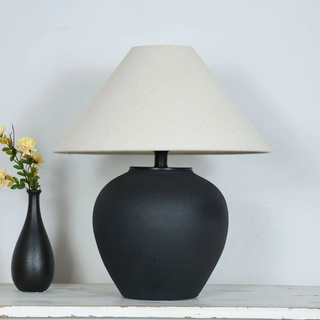 Handmade Pottery Lamp Room Designer Table Lamps Luxury Modern Decorative Study Hotel Living Room Bedroom Bedside Table Lamp