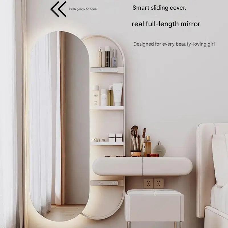 Mirror Office Vanity Table Hallway Chinese Medicine Restaurant Cosmetics Dressing Table Flexible Penteadeira Unique Furniture