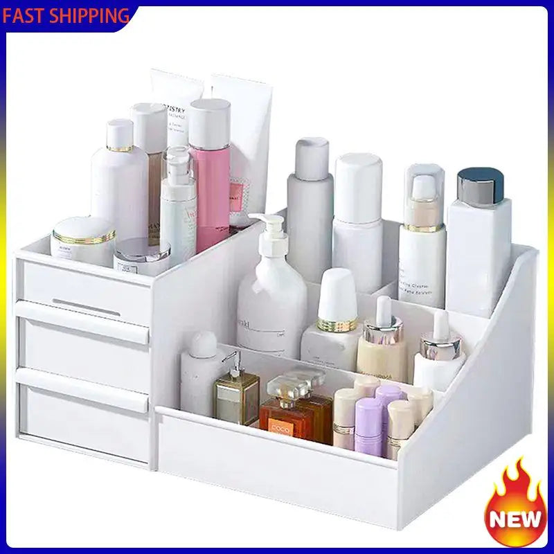 Hot Trend-Makeup Organizer,Skincare Organizers On Countertop, Cosmetic Storage Organizer Fits Skincare, Lotions, Lipsticks A Eas