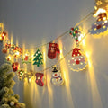 LED Fairy Lights Garland Fawn Gloves Bell Garland Battery-operated Light Living Room Bedroom Garden Decor Iron Decorative Lamp