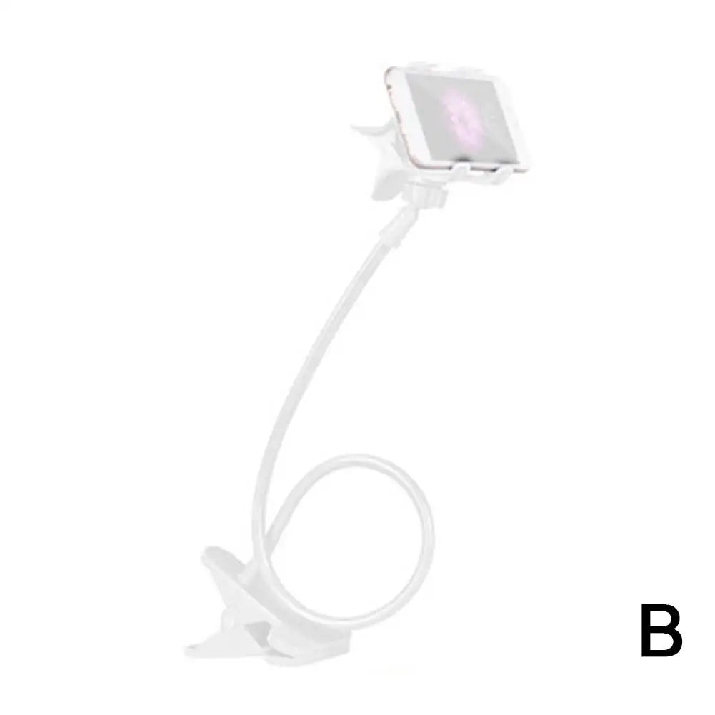Portable Flexible Lazy Bracket For Mobile Phone Holder Universal Bed Desktop Bracket Clip 360° Adjustble Gooseneck Clip Clamp