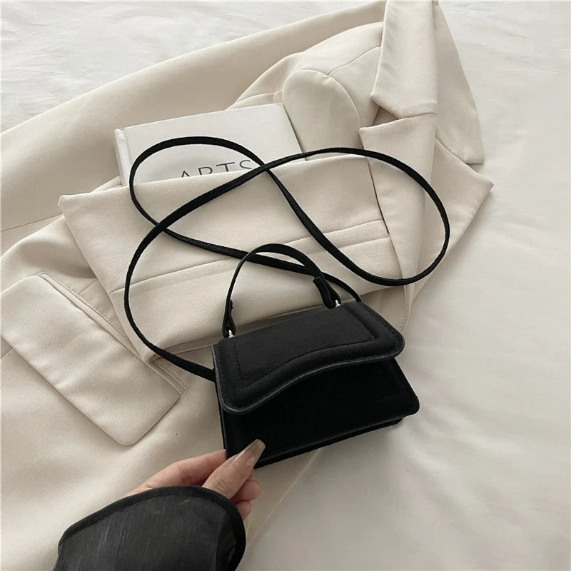 Mini Crossbody Bag For Women Fashion Women's Shoulder Bag Solid Color Simple Casual Handbag Commuter Small Bags