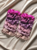12pcs Colorful Satin Scrunchies - Comfy And Simple Hair Accessories For Women And Girls