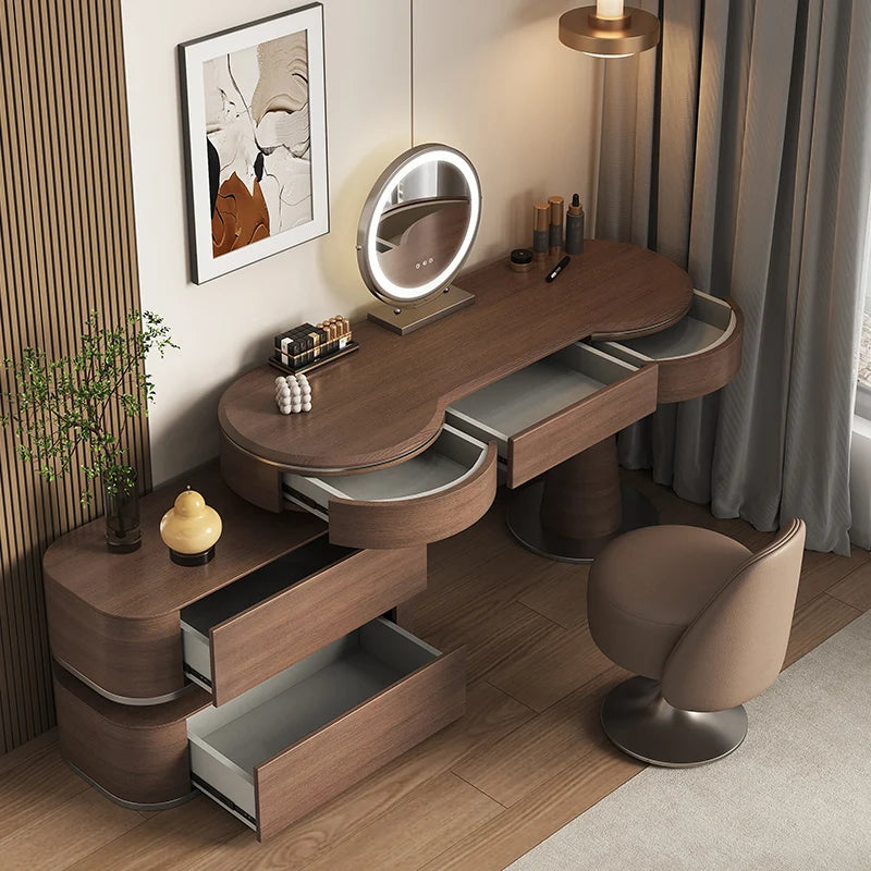 Luxury Modern comfortable for bedroom Dressing table with mirror bedrooms Hairstyles makeup dressing table Bedroom hairstyle