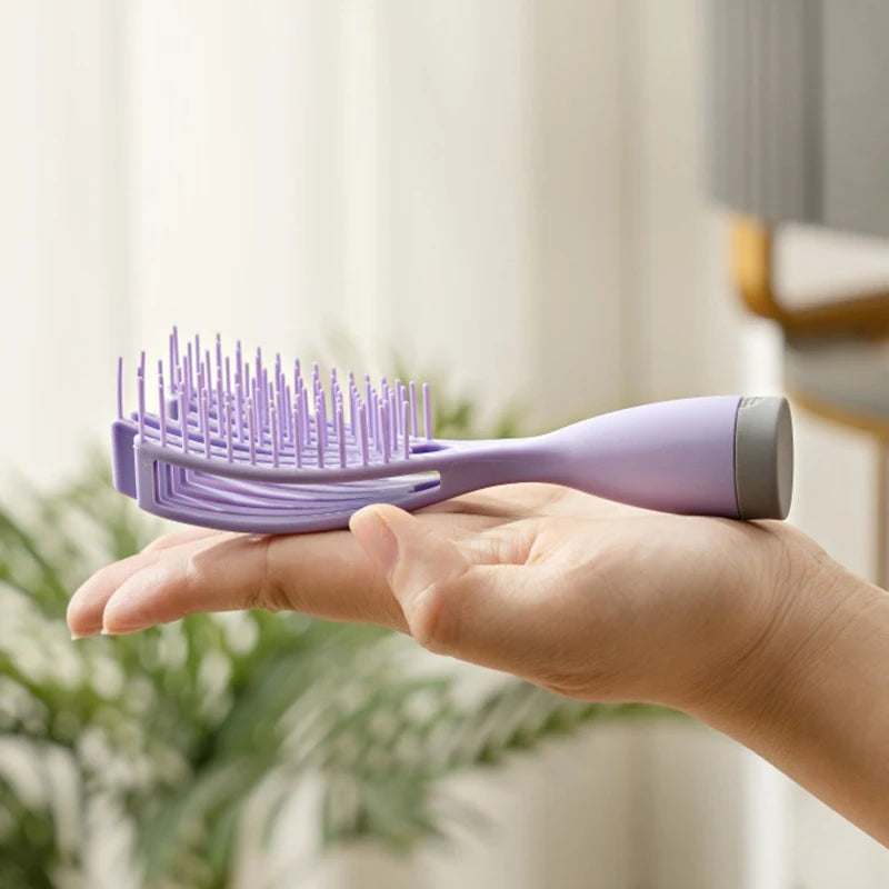 Hair Comb Detangling Brush Scalp Massage Hair Brush Detangler Brush For Women Wet Dry Hollow Out Massage Combs Hair Brush