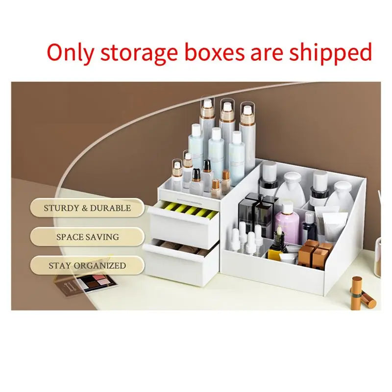 Hot Trend-Makeup Organizer,Skincare Organizers On Countertop, Cosmetic Storage Organizer Fits Skincare, Lotions, Lipsticks A Eas