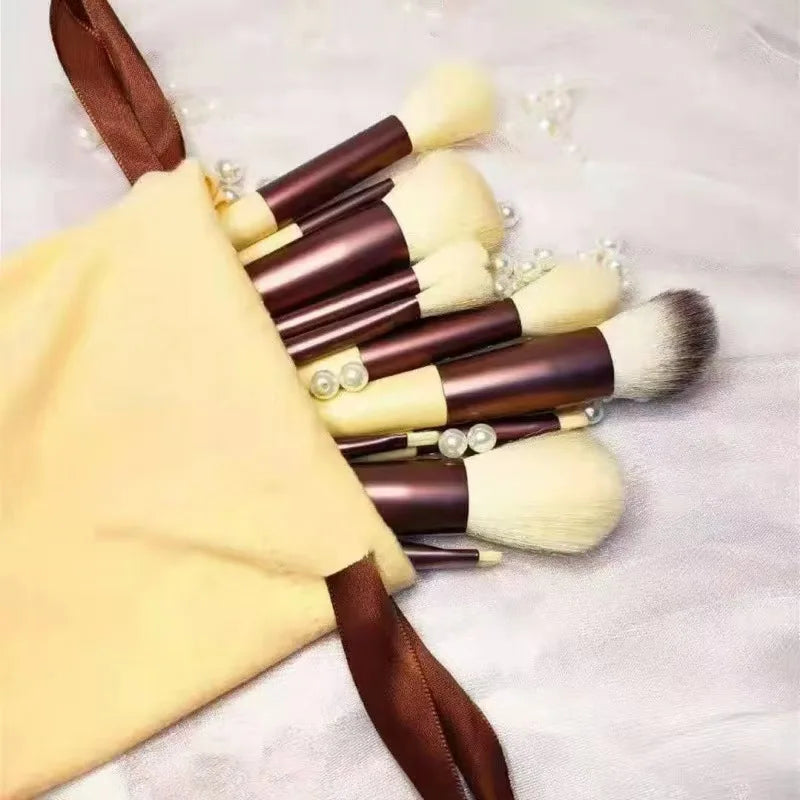 13 Pcs Makeup Brushes Set Eye Shadow Foundation Women Cosmetic Powder Blush Blending Beauty Make Up Tools For Beginner Hotting