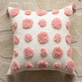 Ins Style Pink Plush Sofa Pillow Case New 45X45 Cushions Cover Small Fresh Love Style Detachable Pillow Cover Home Decorative