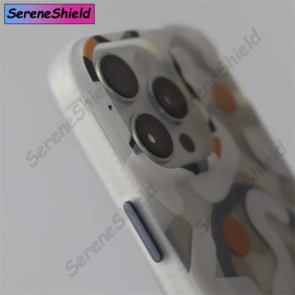 Trendy Matte Graffiti Magsafe Phone Case for iPhone 12 13 14 15 16 Pro Max Plus Magnetic Wireless Charging Hard Protective Cover