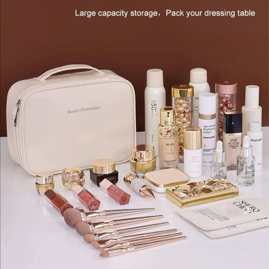 New Women's Cosmetic Bag Portable Storage Bag Large Capacity Luxury Makeup Bag Travel Organizer Essentials Toiletry Bags