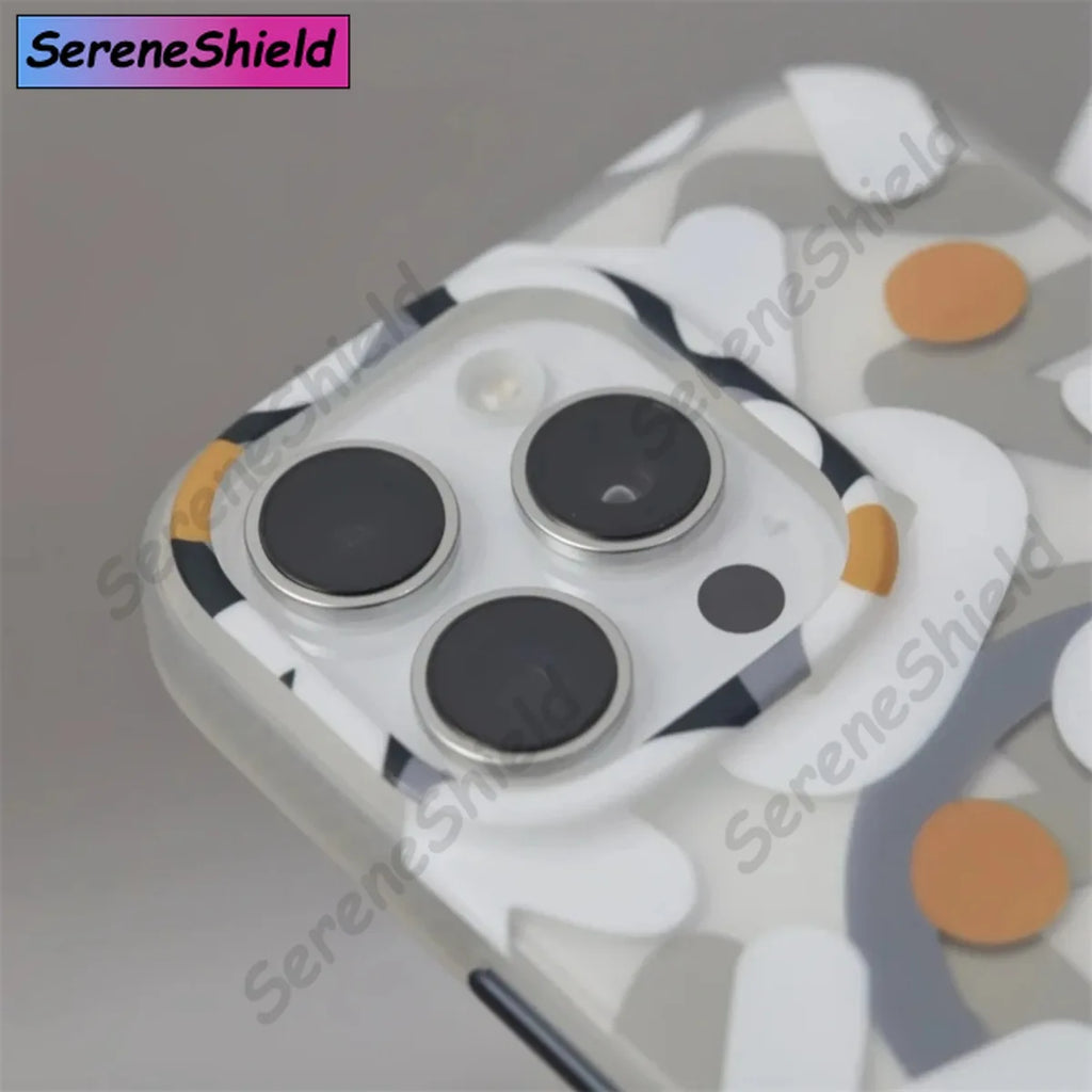Trendy Matte Graffiti Magsafe Phone Case for iPhone 12 13 14 15 16 Pro Max Plus Magnetic Wireless Charging Hard Protective Cover