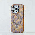 Trendy Matte Graffiti Magsafe Phone Case for iPhone 12 13 14 15 16 Pro Max Plus Magnetic Wireless Charging Hard Protective Cover