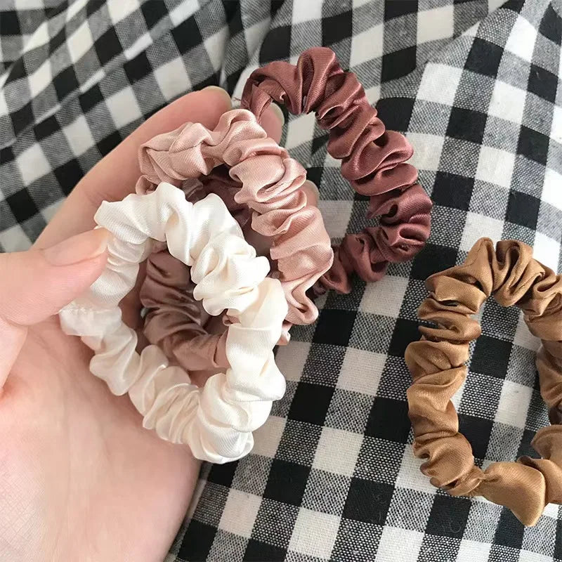 6pcs Satin Hair Scrunchies for Women - Softer Than Silk Scrunchies for Hair | Satin Scrunchies for Girls