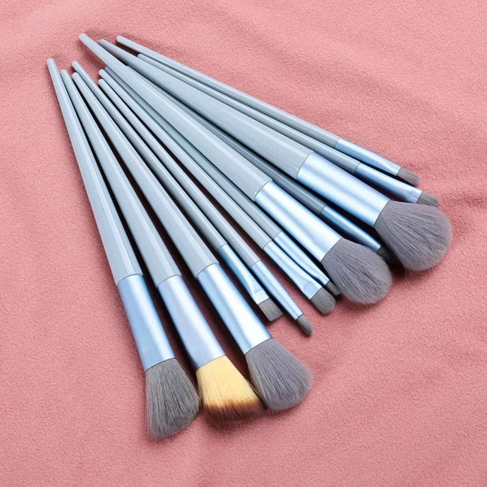 13 Pcs Makeup Brushes Set Eye Shadow Foundation Women Cosmetic Powder Blush Blending Beauty Make Up Tools For Beginner Hotting