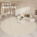 Minimalist Rugs for Bedroom Large Area Living Room Decoration Carpet Home Waterproof Anti-fouling Mat Round Anti-slip Lounge Rug
