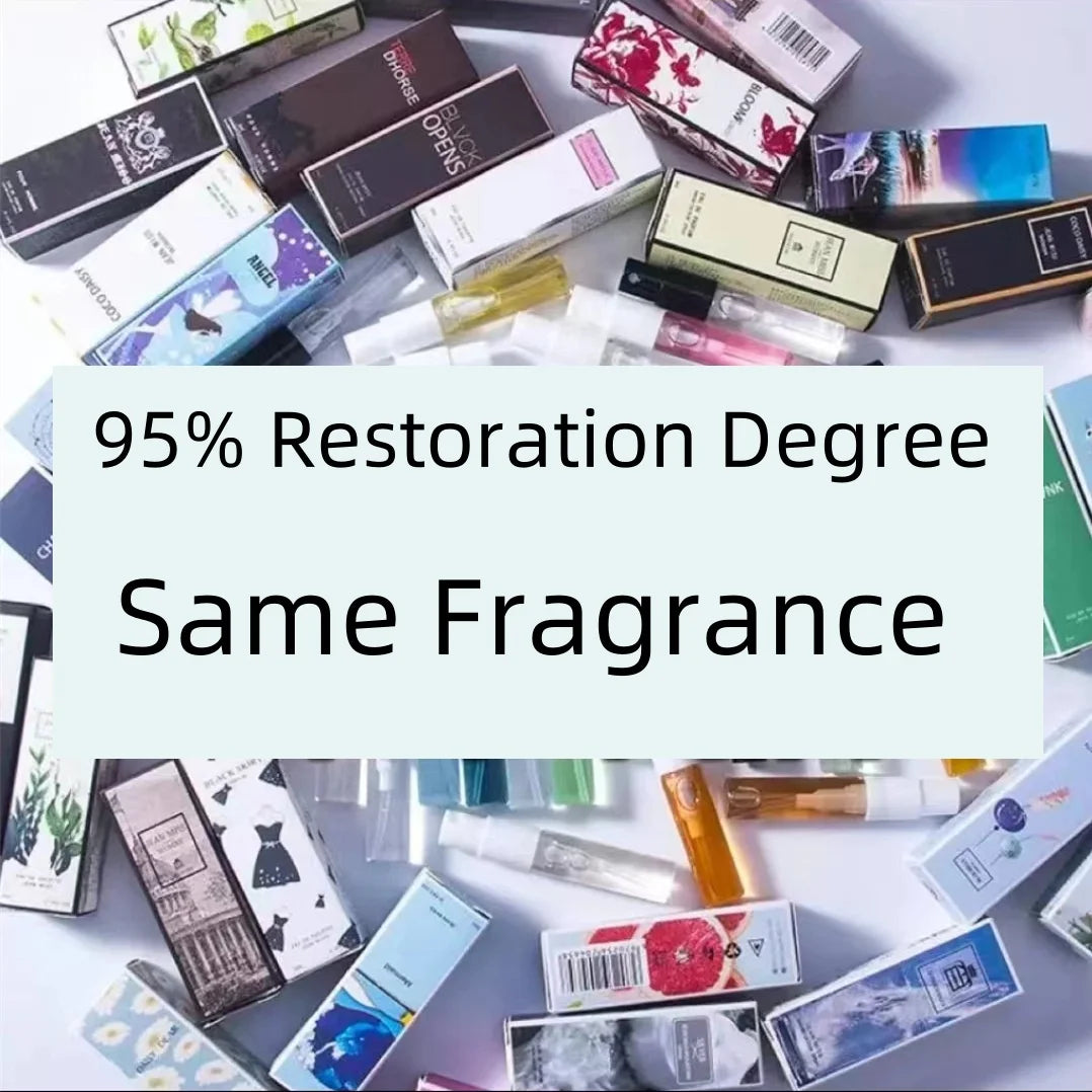 10PCS Mini Travel Size 3ml Perfume Women Men Unisex Fragrance Set Eau De Toilette Gift for Her Him Deodorant Body Spray