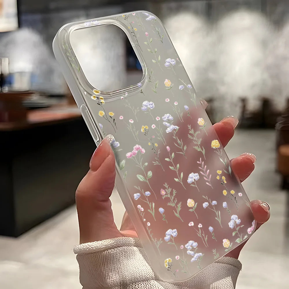Transparent Matte Cases For iPhone 17 Case iPhone 16 Pro Max 17 Air 15 14 12 11 13 Pro Fundas Shockproof Cover Soft Phone Bumper