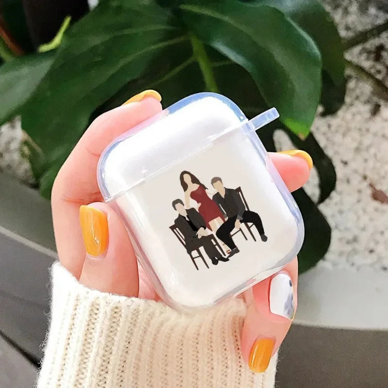 The Vampire Diaries Damon Earphone Case for Airpods 4th 3rd Pro 3 Covers for Airpod 3 2 1 Protective Box Accessorie Shell Fundas