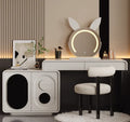 Organizer Containers Dressing Table Princess Flowers Desk Wooden Dressing Table Natural Makeup Mesa De Maquillaje Furnitures