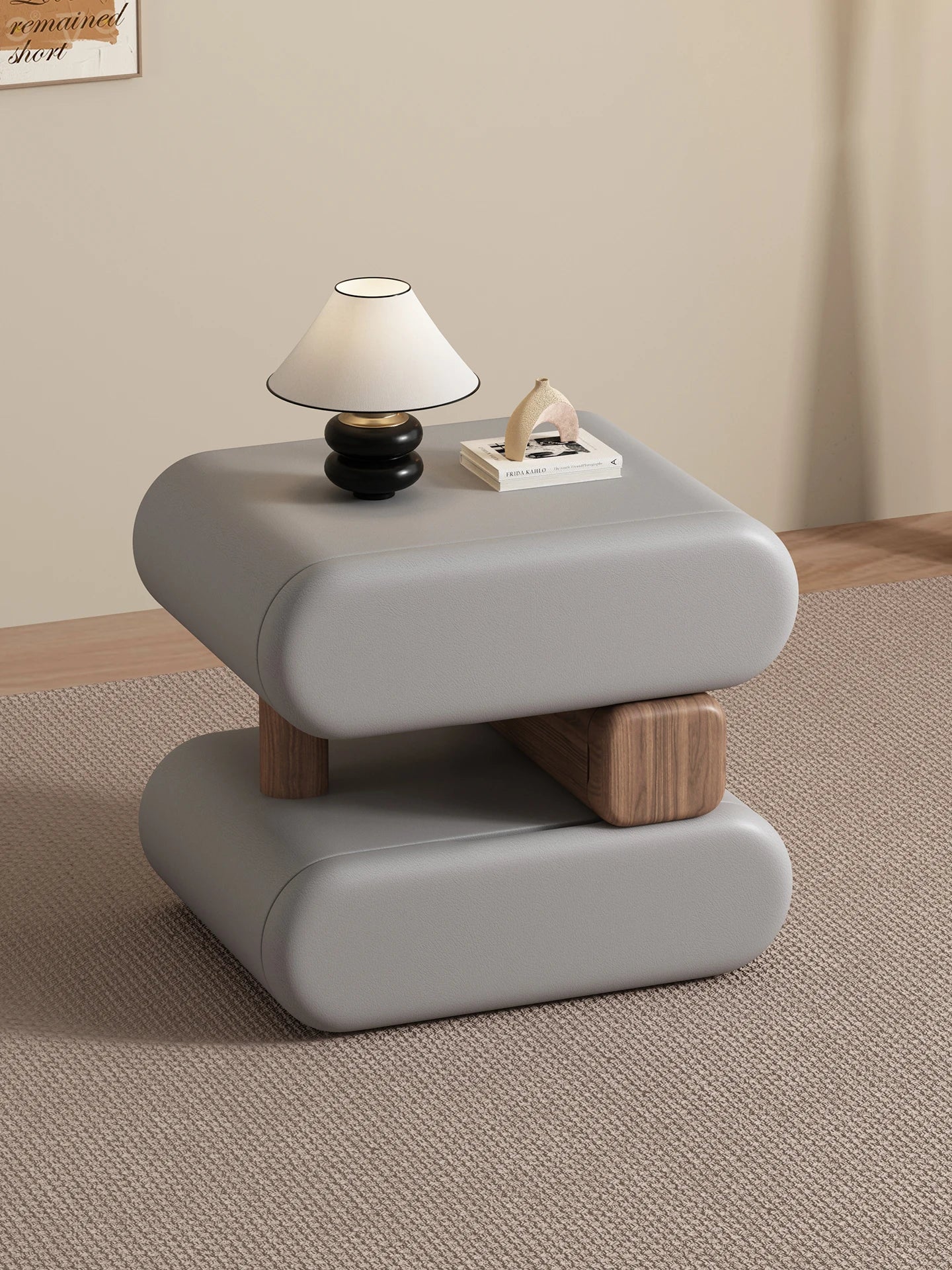 Design Simple Bed Table Space Saving Vintage Premium Aesthetic Nightstand Table Elegant Luxury Cajonera Living Room Furniture