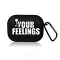 Creative Line Cute Black Earphone Case for AirPods Pro 3/Pro 2 /Pro/4 /3 /1or2 Headset Protective Cover Cute Cartoon Simple Case