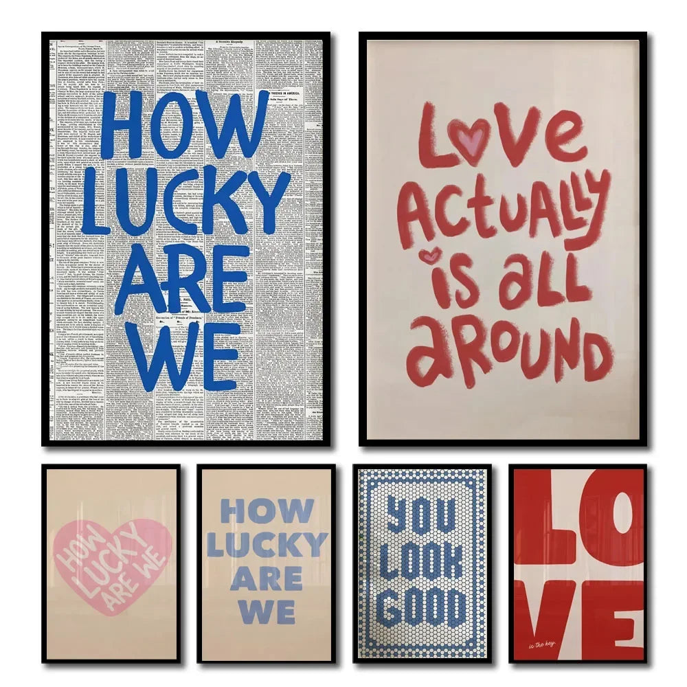 1pc Retro Trendy Aesthetic Poster Apartment Decor Typography Hand Written Quote Wall Art Digital Livingroom Dining Room Kitchen