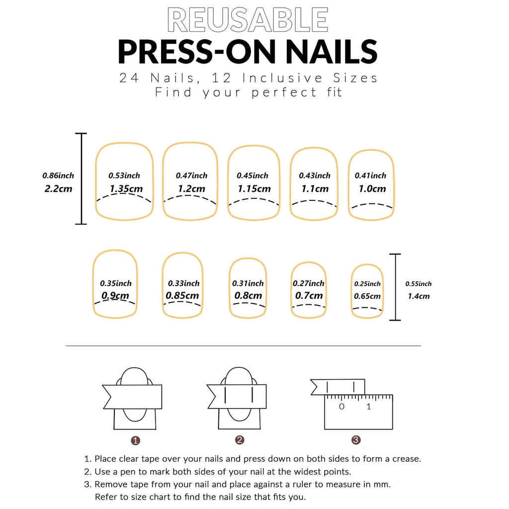 24 Pcs white Long Square French Press On Nails Love Design, Nails tool & 1pc Nail File & 1Nail Glue Sticker Kit Nails For Girl