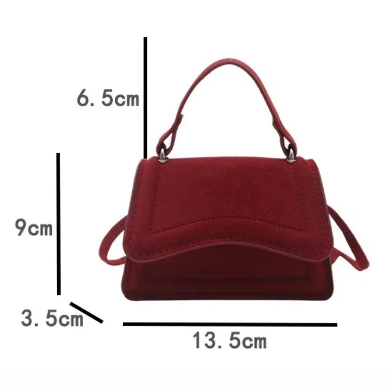 Mini Crossbody Bag For Women Fashion Women's Shoulder Bag Solid Color Simple Casual Handbag Commuter Small Bags