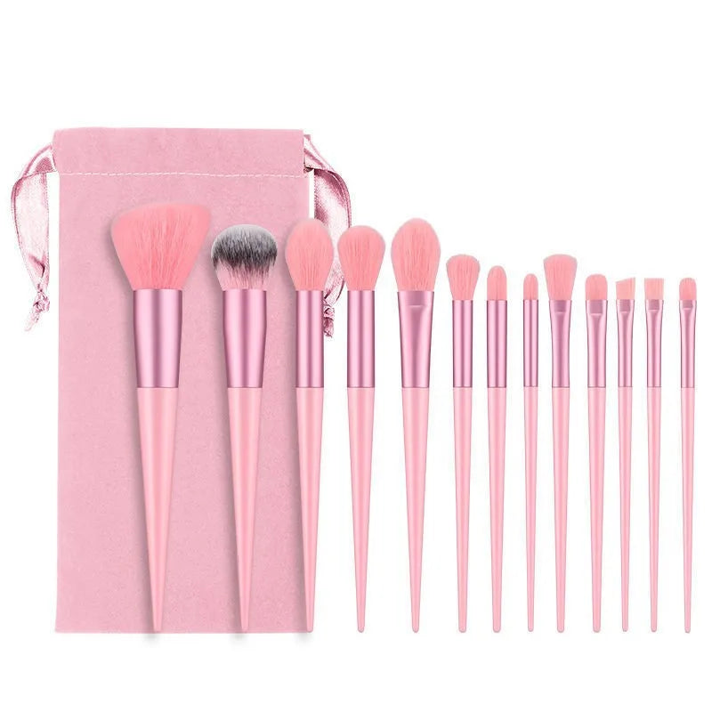 10-13Pcs New Makeup Brushes Set For Cosmetics Powder Foundation Blush  Kabuki Blending Makeup Beauty Tools  Brochas Maquillaje