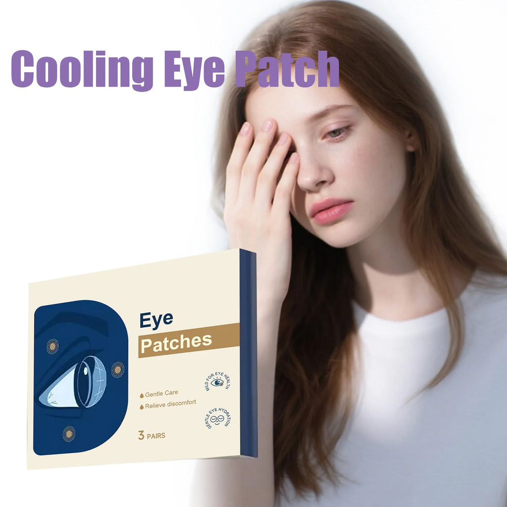 Cooling Eye Patches for Tired Eyes Soothing Hydrating Eye Care Under Eye Gel Mask for Dark Circles Puffy Eyes Travel Friendly