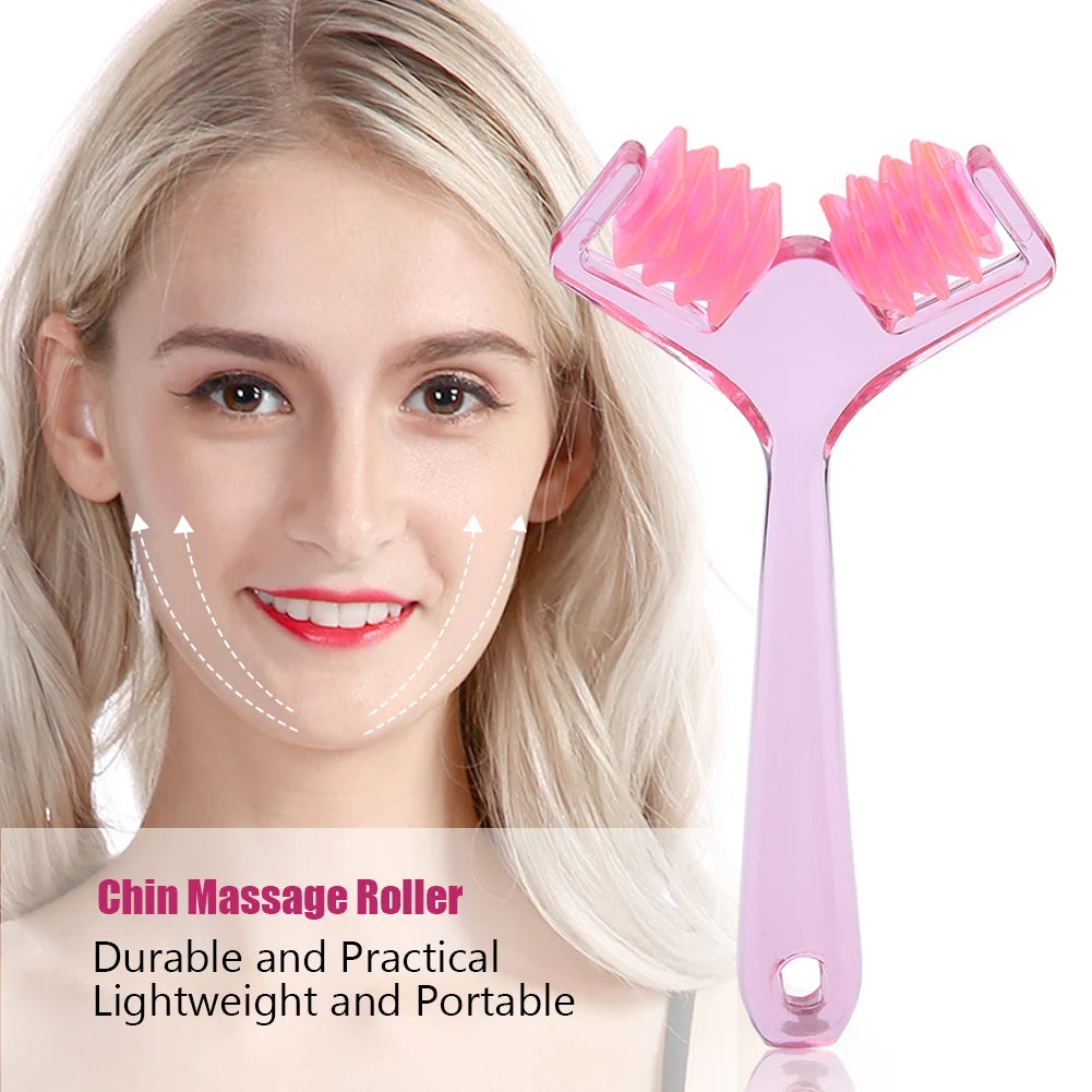 Slimming Double Chin Massage Face Facial Beauty Roller Massager Stick Lift Up Skin Beauty Weight Loss Body Massage Tools