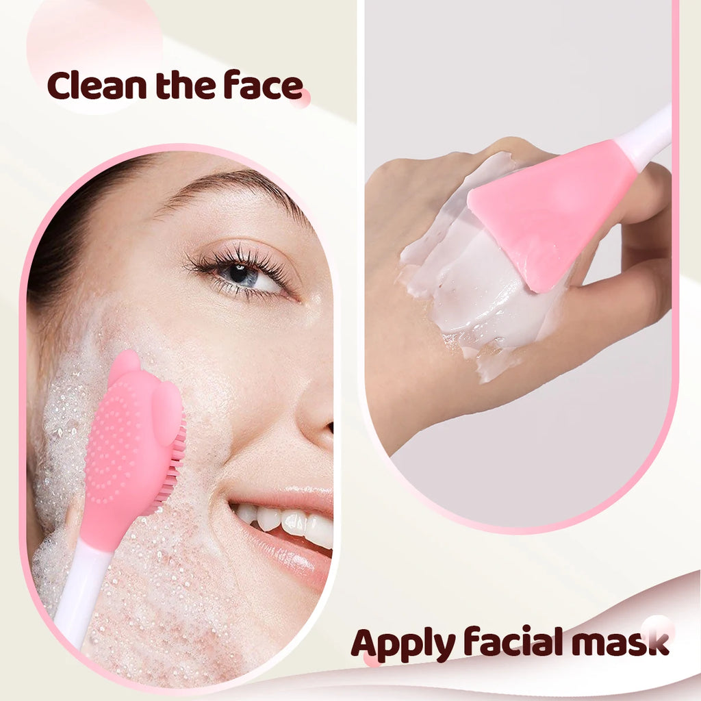 15-piece facial cleansing massage set, multifunctional beauty care set, portable storage, a must for beauty lovers.