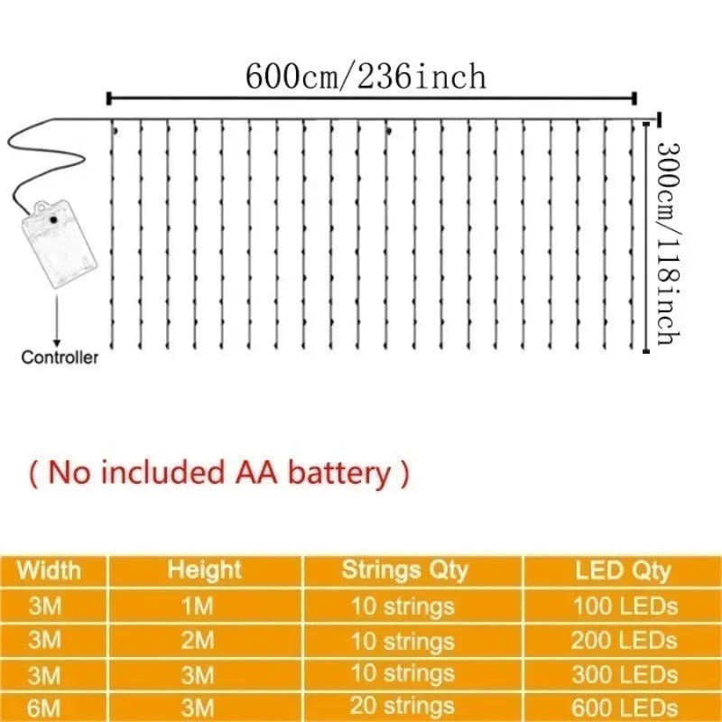 Battery Operated Fairy Lights 8 Lighting Modes - Romantic LED String Lights for Holiday, Celebration & Home Party Decor