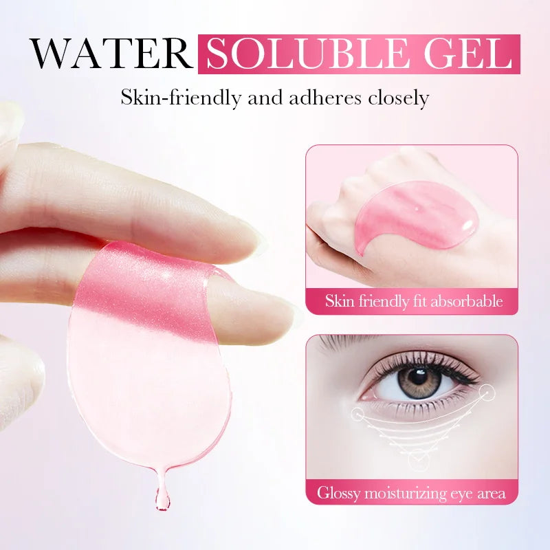 80pcs BIOAQUA Nicotinamide Collagen Eye Mask Anti Dark Circles Whitening Anti-Wrinkles Moisturizing Anti-Aging Eye Patches