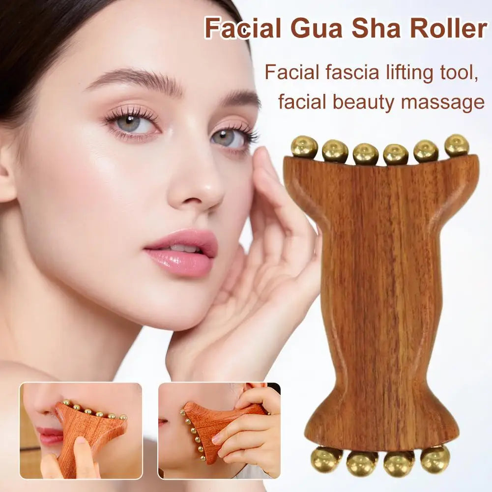 Face Contour Massager Gua Sha Tool  Facial Fascia Lifting Tightening for Face Chin Sculpting Handheld Face Relaxation Tool