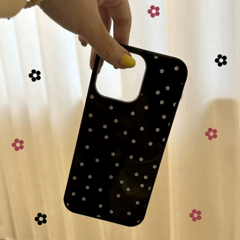 Ins Style Retro Fresh Floral Phone Case For iPhone 16 Pro Max 15 Pro 14 13 12 11 Pro X Xr Xs max Mini 7 8 Plus Y2K Phone Cases