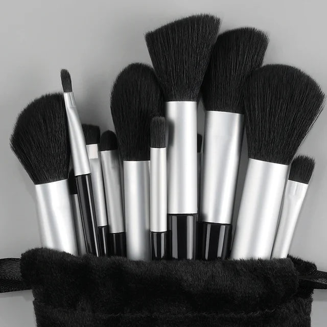 10-13Pcs New Makeup Brushes Set For Cosmetics Powder Foundation Blush  Kabuki Blending Makeup Beauty Tools  Brochas Maquillaje