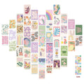 50Pcs  Aesthetic Poster Picture Pastoral  Anime DIY Stickers Decor Art Printing Wall Collage Kit for Bedroom Graffiti Stickers