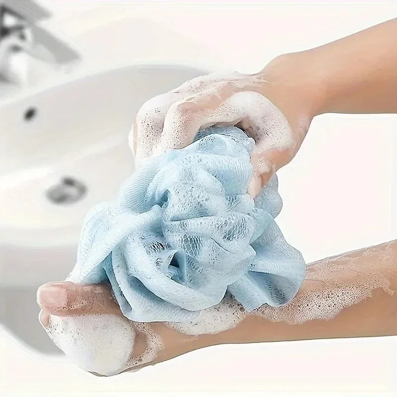 3Pcs Exfoliating Bath Set - Gentle Loofah & Soft Glove Washcloth for Body Scrub, Spa Essentials | Eco Friendly Vegan