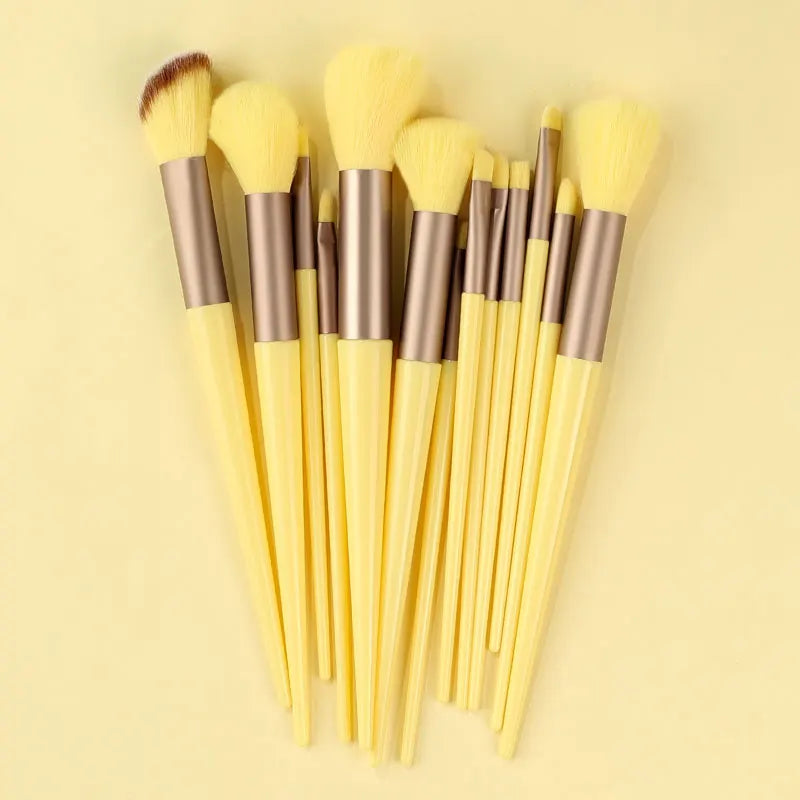 10-13Pcs New Makeup Brushes Set For Cosmetics Powder Foundation Blush  Kabuki Blending Makeup Beauty Tools  Brochas Maquillaje