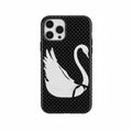 Luxury Clmj Phone Case for iPhone 17 16e 16 15 14 13 12 11 X XS XR XSMAX 7 8 Air Pro Max Plus cute swan Double-layer Back Cover